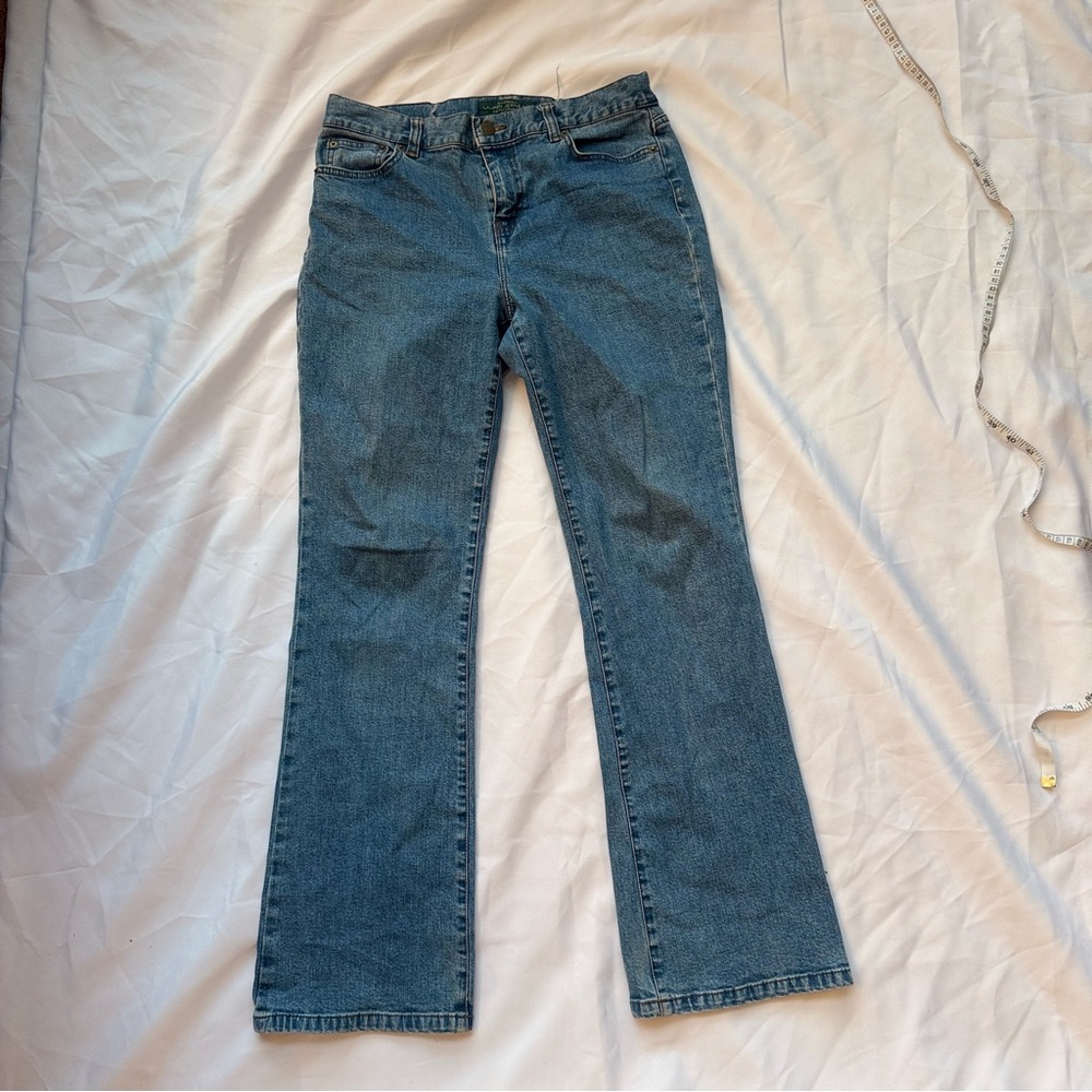 Ralph Lauren Women's Blue Boot Cut Jeans